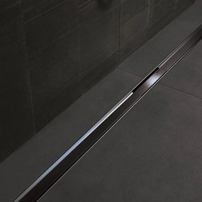 Set complet rigola Geberit CleanLine 80 negru periat lungime 30-90 cm inaltime 65-90mm