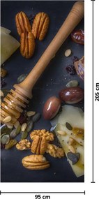 Fototapet pentru ușă - Fructe uscate (95x205cm)