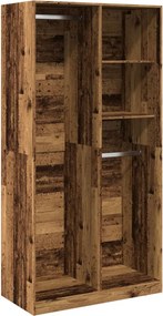 vidaXL Șifonier, lemn vechi, 100 x 50 x 200 cm, lemn prelucrat