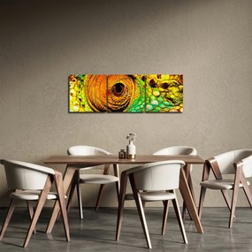 Tablou - Cameleon (cu ceas) (90x30 cm)