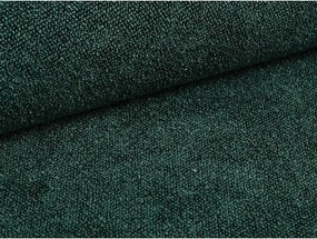 Pat matrimonial verde închis tapițat cu spațiu de depozitare cu somieră 160x200 cm Eric – Micadoni