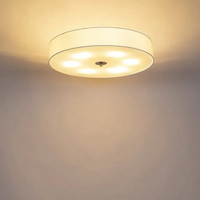 Plafoniera rustică albă 70 cm - Drum