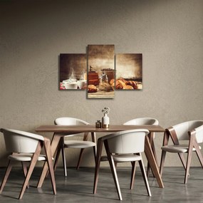 Tablou - Cafea și mic dejun (90x60 cm)