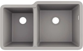 Chiuveta compozit gri Hansgrohe S51 SilicaTec 82x48.5 cm