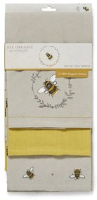 Set cu prosoape, șorț și mănușă de bucătărie 5 buc. Bumble Bees – Cooksmart ®