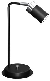 Lampă de masă JOKER 1xGU10/25W/230V neagră/crom lucios