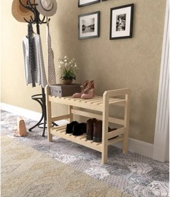 Pantofar din lemn , seria wood Homs 64 x 30 x 54 cm,700216