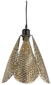 Lustră aurie cu abajur din metal ø 24 cm – Ixia