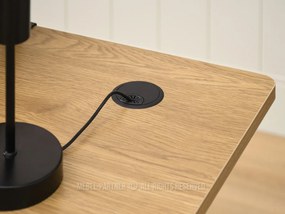 Masă PC Matts 140 (stejar + negru). 1109791
