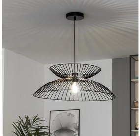 Brilagi - Lustră LED pe cablu CERIA WIRE, 1xE27/40W/230V, Ø 60 cm, neagră