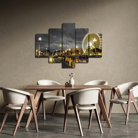 Tablou carusel în amurg (150x105 cm)