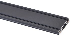Sina magnetica slim, neagra, 1 metru, Klausen