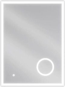 Mexen Kala oglindă de baie iluminată cu oglindă cosmetică 60 x 80 cm, LED 6000K, antiaburire - 9820-060-080-611-00