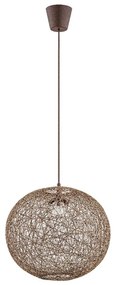 Lustră pe cablu ABAKA 1xE27/15W/230V maro
