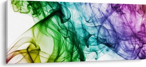 Tablou - fum colorat (120x50 cm)