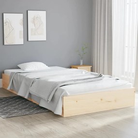 833001 vidaXL Cadru de pat, 90x200 cm, lemn masiv