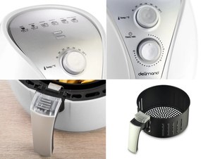 Friteuză cu aer cald, Air Fryer BLACK