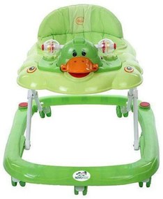 Premergator reglabil in 3 trepte NOVOKIDS™ Duckey, cu melodii, Ratusca, Pliabil, Verde
