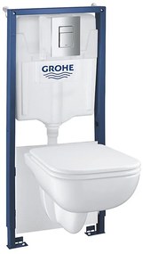 GROHE SOLIDO Set pentru WC, 1,13 m, ceramică albă - 39817000