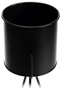 Suport pentru flori TRIPOD 110x25 cm negru