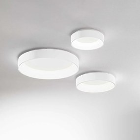 Plafoniera LED design modern Ziggy pl d30 alba
