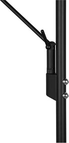 Lampadar negru mat LED cu intensitate reglabilă (înălțime 180 cm) Brantford – Trio