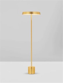 Lampa de podea LED design modern VETRO auriu, D-40cm