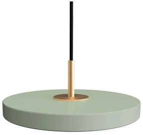 Lustră verde-deschis LED cu abajur din metal ø 15 cm Asteria Micro – UMAGE