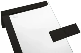 Cabina dus Hugo Double negru 80x80 cm