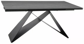Masa extensibila Westin Ceramic PIETRA DI SAVOIA gri/negru mat L160-240 cm