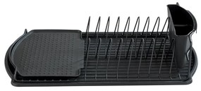 WENKO 54767100 - Tavă de scurgere BASIC, 47,5 x 26,5 cm, neagră