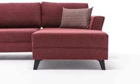 Canapea extensibilă de colț Eris - Claret Red