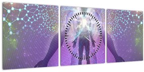 Tablou - Renăscuți (cu ceas) (90x30 cm)