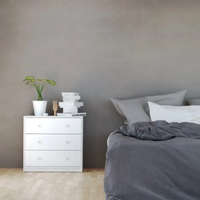 Comodă Tvilum May, 72x68 cm, alb