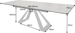 Masa extensibila, Ceramica Antracit, CONCORD 180-230cm A-6540648 VC