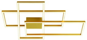 Lustra LED design modern geometric Erick auriu
