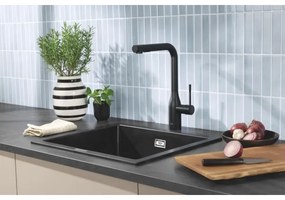 GROHE 31651AP0 - Chiuvetă de bucătărie K700, 560 × 510 mm, granit, negru