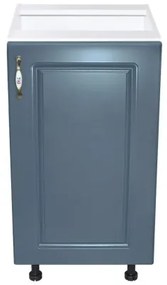 Corp inferior 45 cu 1 usa Zebra MDF Albastru drept