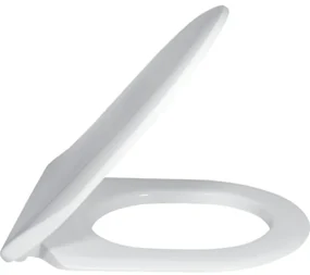 Capac WC slim, Villeroy&Boch Subway 2.0, cu inchidere lenta, Alb Alpin, 9M78S101