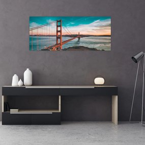 Tablou - Golden Gate, San Francisco (120x50 cm), în 40 de alte dimensiuni noi