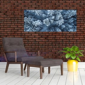 Tablou - Pădure înzăpezită (120x50 cm)