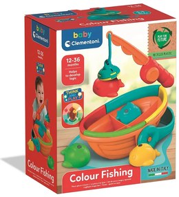 Pește Boat Joc de pescuit colorat pentru bebeluși Clementoni