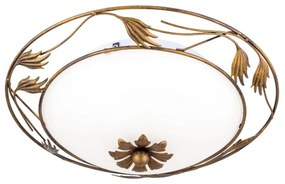 Plafonieră Orion DL 7-509/40 FLEUR 2xE27/60W/230V d. 40 cm bronz