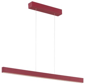 Lustra LED suspendata design modern Balans rosu