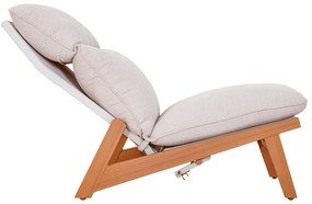 KALEM șezlong de grădină cu suport pentru picioare