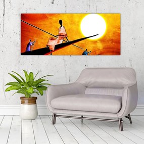 Tablou picturii epochale străveche (120x50 cm)
