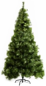 HomCom Albero di Natale Artificiale Foltissimo 210cm con 505 Rami Verdi