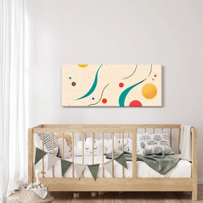 Tablou - Ilustrație colorată minimalistă (120x50 cm)
