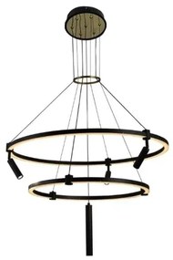 Lustră LED dimabilă pe cablu LED/140W/230V 3000-6500K + telecomandă