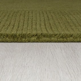 Covor verde din lână 120x170 cm – Flair Rugs